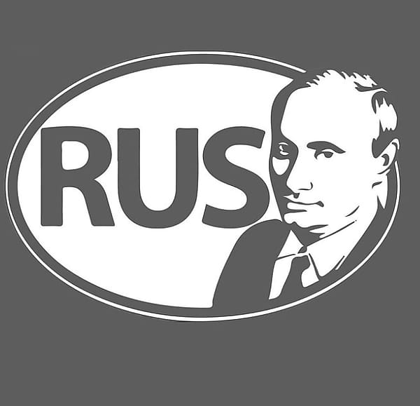 Наклейка на авто «Путин»