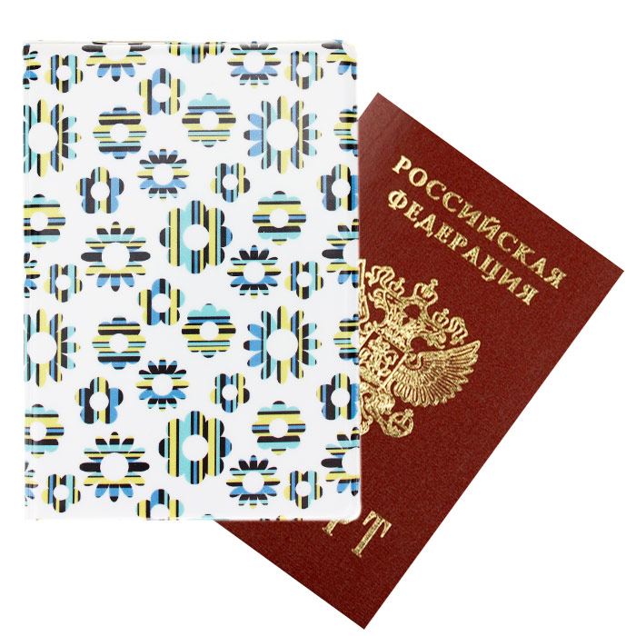 Обложка для паспорта АРТ «Ромашковое поле»