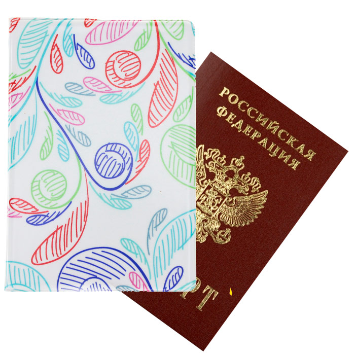 Обложка для паспорта АРТ «Флора»