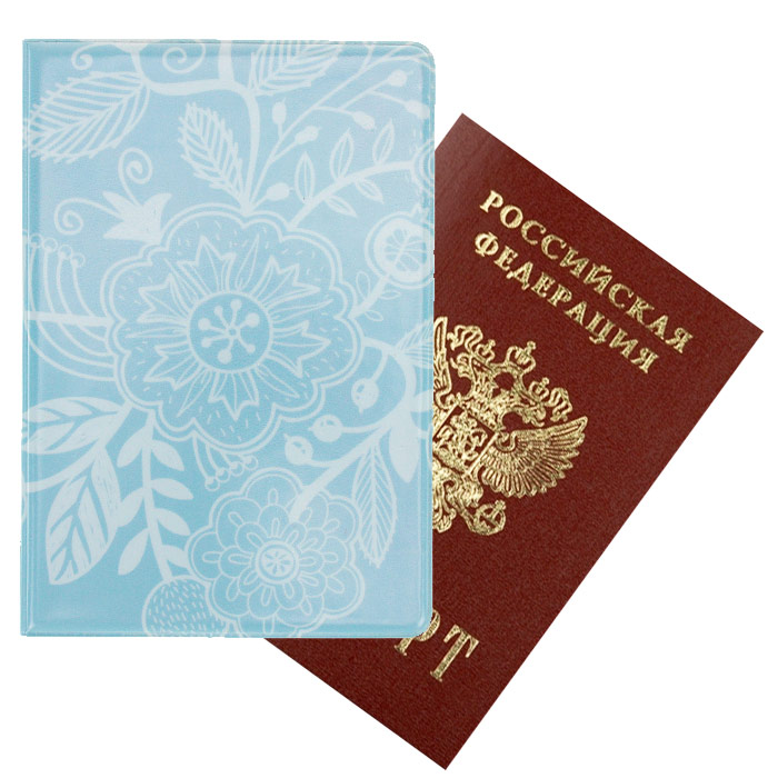 Обложка для паспорта АРТ «Нежные цветы»
