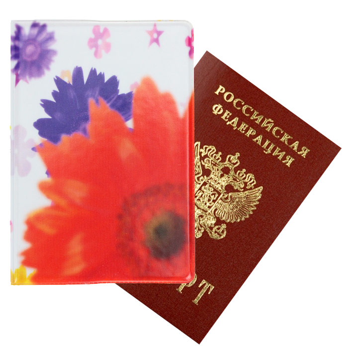 Обложка для паспорта АРТ «Цветочная»
