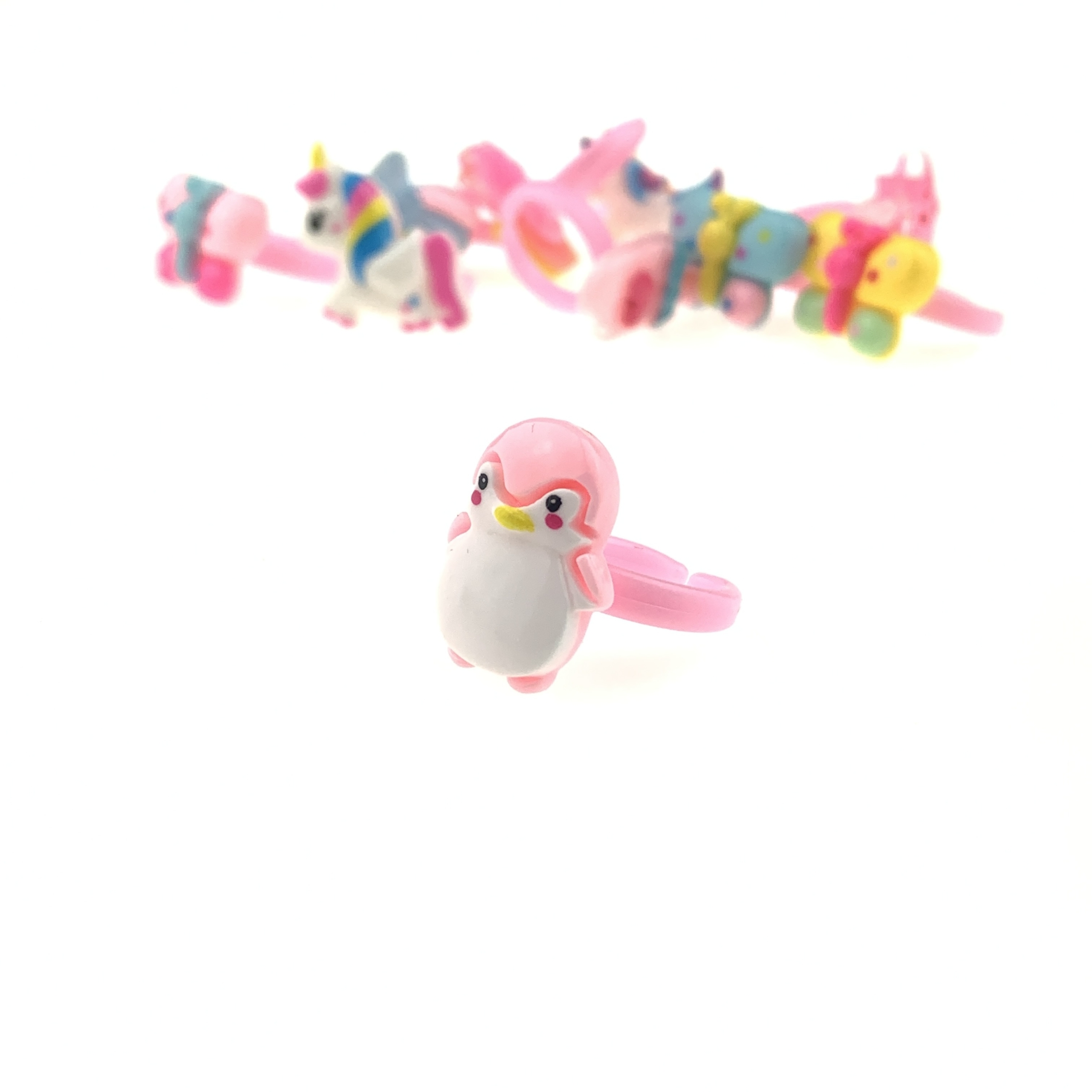 Колечко детское «Пингвинёнок» пластик