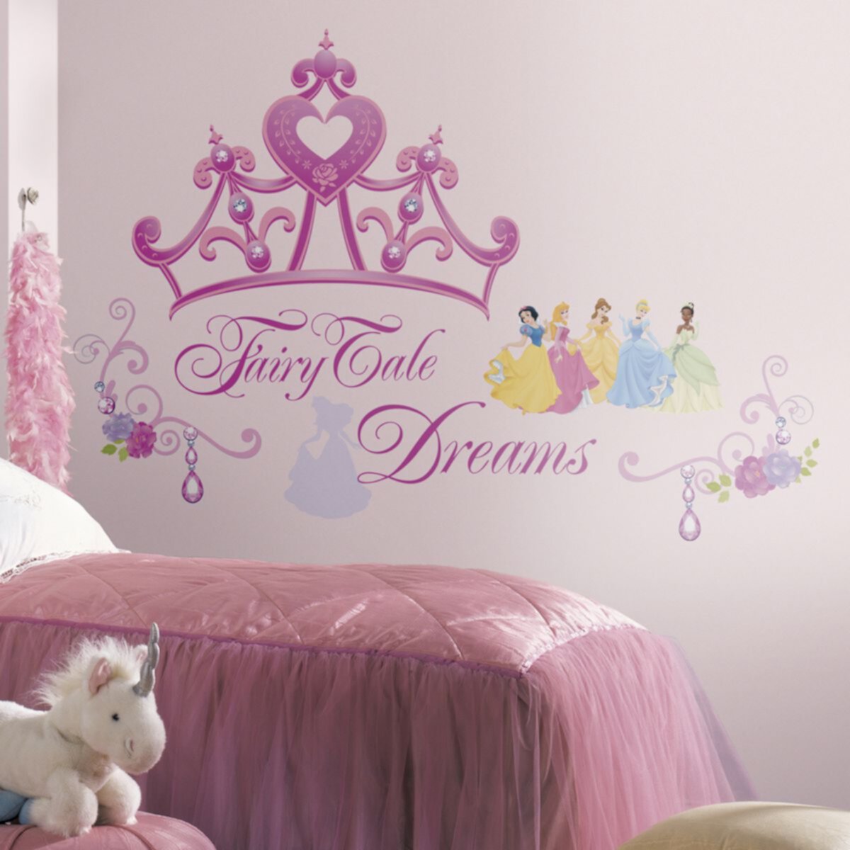 Большой стикер декор «Комната принцессы»