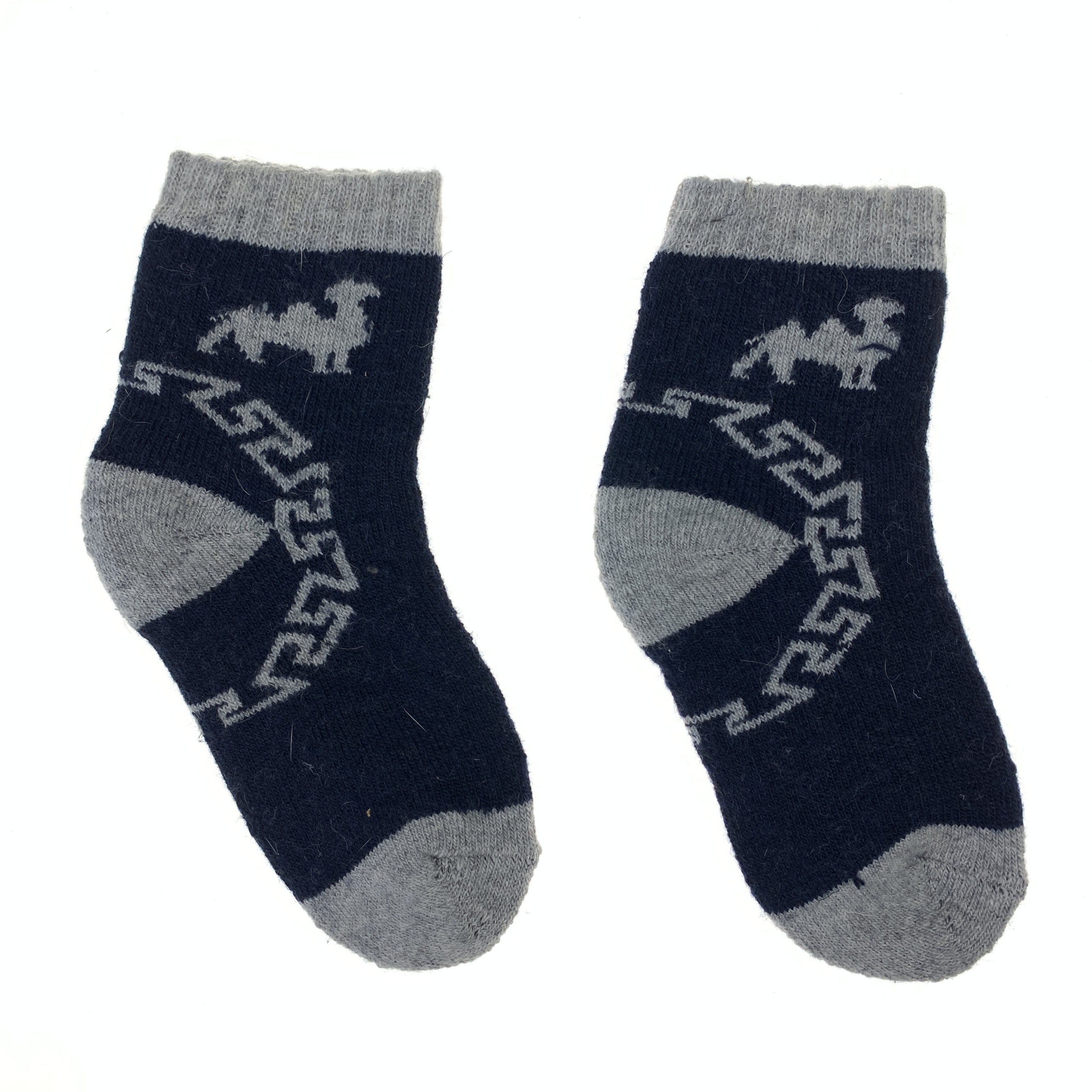 ТЕРМО носки ангора размер 22-28 (темно-синий)